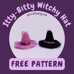 Free Crochet Pattern: Itty-Bitty Witchy Hats