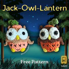 Free Crochet Pattern: Jack-Owl-Lantern Amigurumi
