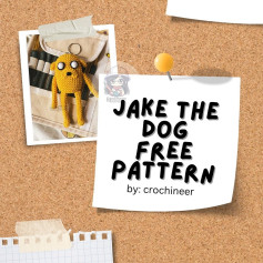 Free Crochet Pattern: Jake the Dog Amigurumi