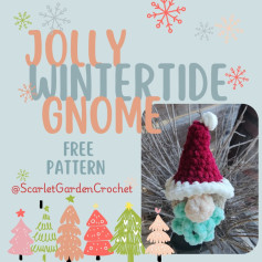 Free Crochet Pattern: Jolly Wintertide Gnome