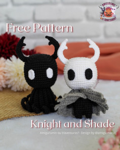 Free Crochet Pattern: Knight and Shade Amigurumi