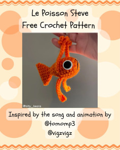 Free Crochet Pattern: Le Poisson Steve