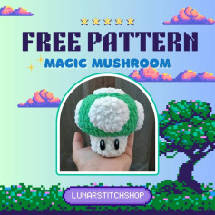 Free Crochet Pattern: Magic Mushroom Amigurumi