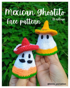 Free Crochet Pattern: Mexican Ghostito Amigurumi