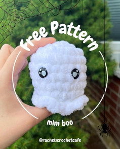 Free Crochet Pattern: Mini Boo Ghost
