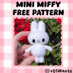 Free Crochet Pattern: Mini Miffy Bunny