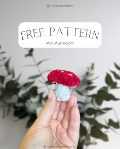 Free Crochet Pattern: Mini Mushroom Amigurumi