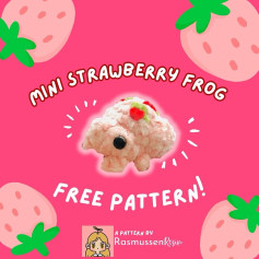 Free Crochet Pattern: Mini Strawberry Frog