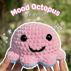 Free Crochet Pattern: Mood Octopus Amigurumi