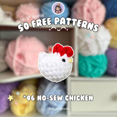 Free Crochet Pattern: No-Sew Chicken