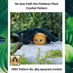 Free Crochet Pattern: No-Sew Fishbone Plant