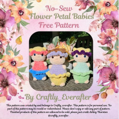Free Crochet Pattern: No-Sew Flower Petal Babies
