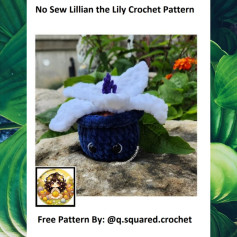 Free Crochet Pattern: No-Sew Lily Amigurumi