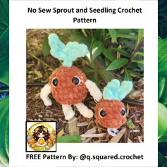 Free Crochet Pattern: No-Sew Sprout & Seedling Amigurumi