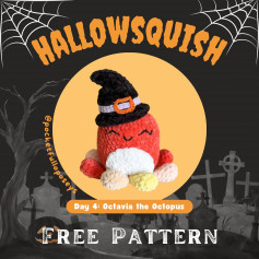 Free Crochet Pattern: Octavia the Halloween Octopus