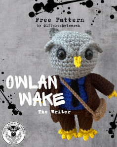 Free Crochet Pattern: Owl and Wake Writer Amigurumi