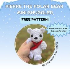 Free Crochet Pattern: Pierre the Polar Bear