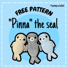 Free Crochet Pattern: Pinna the Seal
