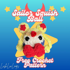Free Crochet Pattern: Sailor Squish Ball