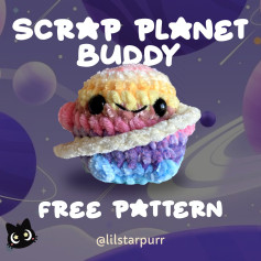 Free Crochet Pattern: Scrap Planet Buddy