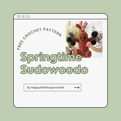 Free Crochet Pattern: Springtime Sudowoodo