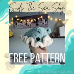 Free Crochet Pattern: Suds the Sea Slug Amigurumi