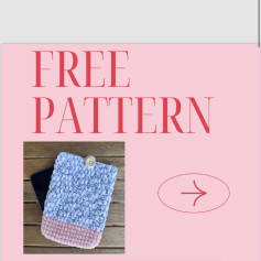 Free Crochet Pattern: Tablet Cozy