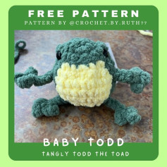 Free Crochet Pattern: Tangly Todd the Toad