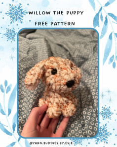 Free Crochet Pattern: Willow the Puppy