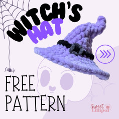 Free Crochet Pattern: Witchs Hat