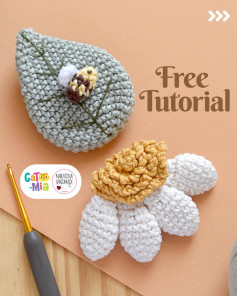 Free Crochet Patterns: Leaf & Flower Amigurumi