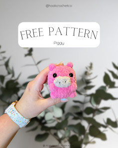 Free Crochet Piggy Pattern!