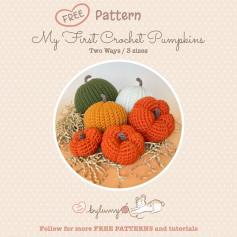 Free Crochet Pumpkin Pattern: Two Ways, Three Sizes