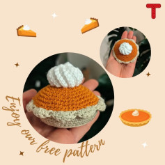 Free Crochet Pumpkin Pie Pattern