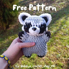 Free Crochet Raccoon Amigurumi Pattern
