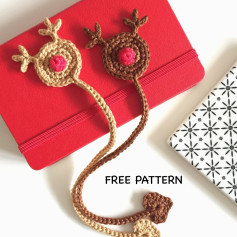 Free Crochet Reindeer Bookmark Pattern