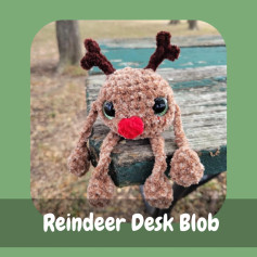 Free Crochet Reindeer Pattern: Adorable Desk Buddy