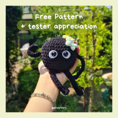 Free Crochet Spider Pattern: Tester Appreciation