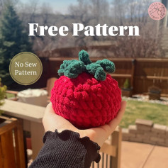 Free Crochet Strawberry Pattern: No Sewing Required!