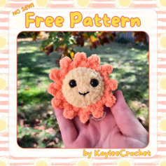 Free Crochet Sun Pattern: No Sew!