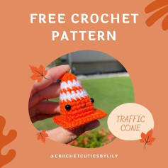 Free Crochet Traffic Cone Pattern