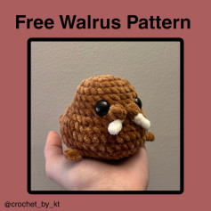 Free Crochet Walrus Pattern: Amigurumi Chart