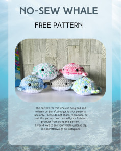 Free Crochet Whale Pattern: No-Sew Design