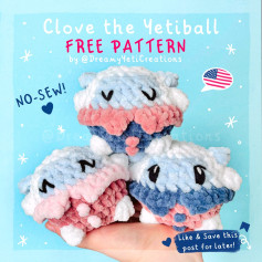 Free Crochet Yetiball Pattern: No-Sew Clove!