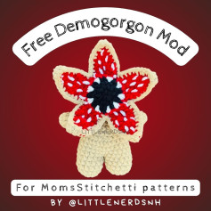 Free Demogorgon Amigurumi Crochet Pattern