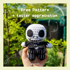 Free Jack Skellington Crochet Pattern!