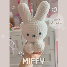 Free Miffy Crochet Pattern: Amigurumi Bunny