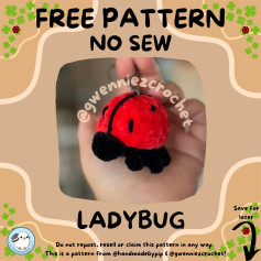 Free No-Sew Ladybug Crochet Pattern