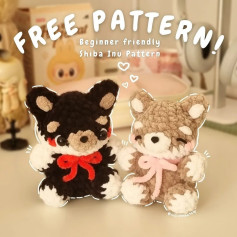 Free Shiba Inu Crochet Pattern for Beginners!