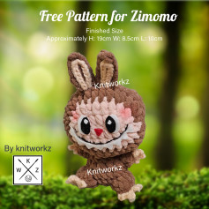 Free Zimomo Crochet Pattern: Adorable amigurumi!